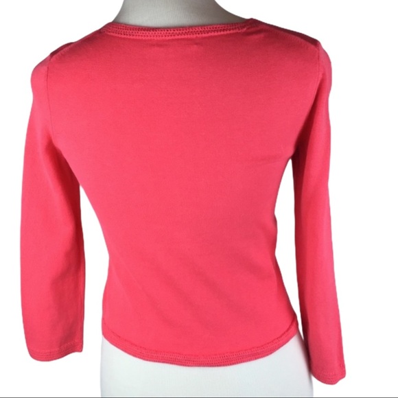 Lilly Pulitzer Salmon / Coral Color Cardigan Sweater - Size XS - Picture 2 of 2